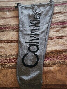 Calvin Klein Kids Gray Logo Jogger Bottoms